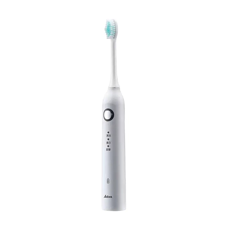 Quelle est la particularité de la conception de la poils de la brosse électrique rechargeable sonore, et comment cette conception améliore-t-elle l'effet de brossage?